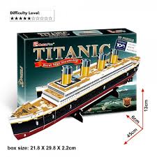 3D puzzle: Titanic 3D puzzle jrm makettek